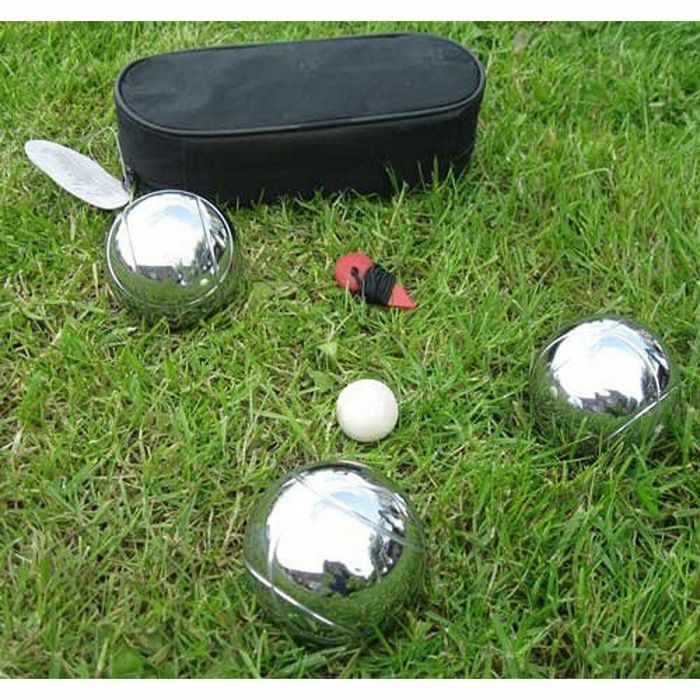 Jeu de pétanque Dimatel Sac de transport Métal 5 Pièces (8 x 23 x 6,5 cm) 1