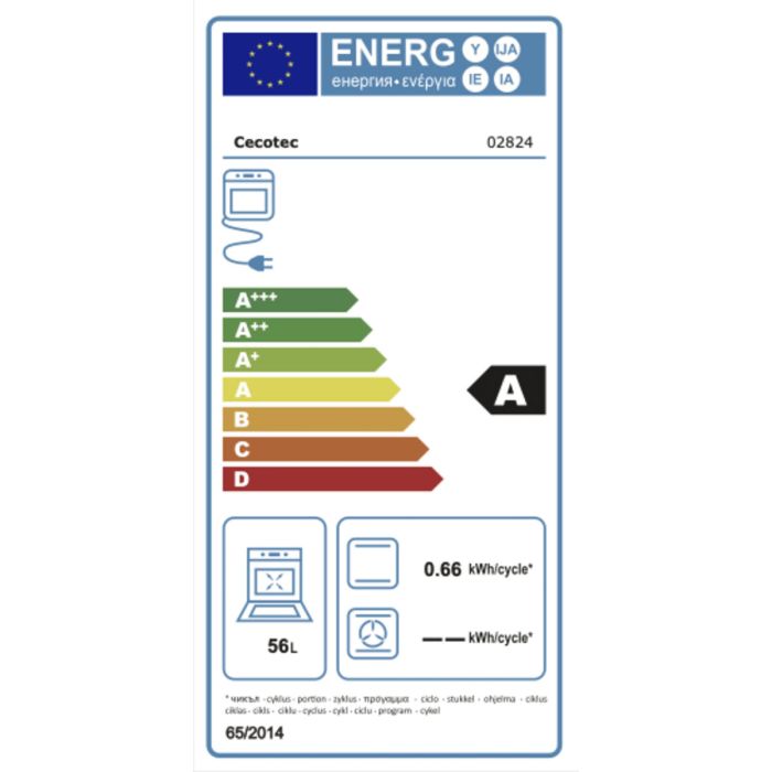 Four Cecotec Bolero Hexa C134500 Inox A 2600 W 2100 W 56 L 4