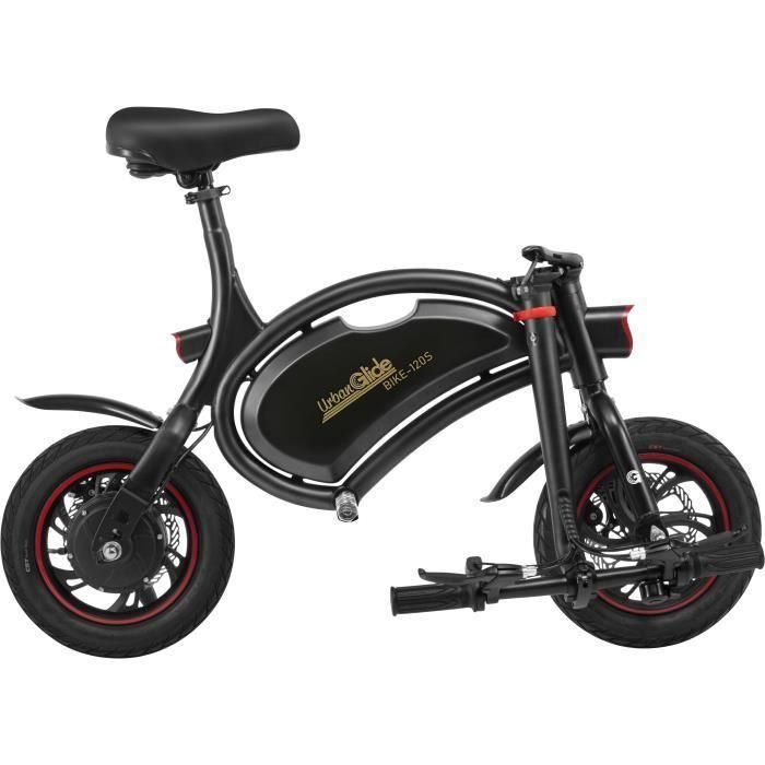 Draisienne électrique - URBANGLIDE - BIKE 120S - 350 W - 12'' - Adulte - Pliable - Noir 5