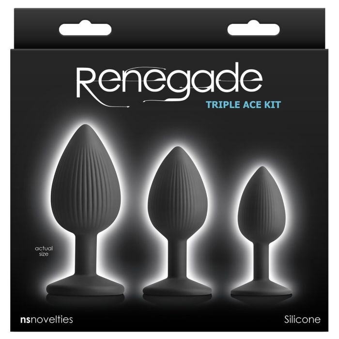 Plug Anal NS Novelties Renegade Noir (8,9 cm) 1