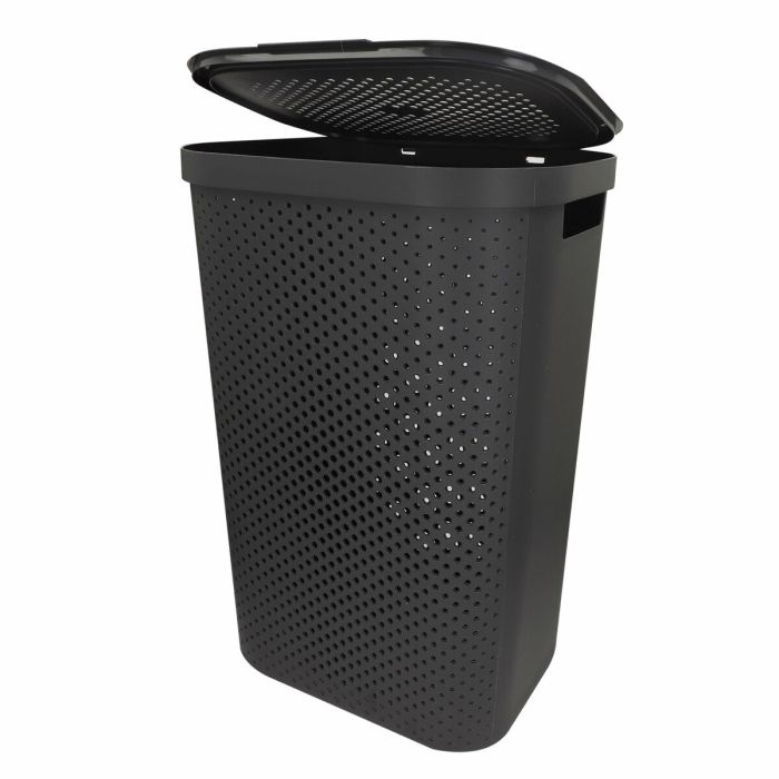 Panier à linge Curver INFINITY Gris Plastique 60 L 44 x 60 x 35 cm (6 Unités) 6 Panier à linge Curver INFINITY Gris Plastique 60 L 44 x 60 x 35 cm (6 Unités) 6