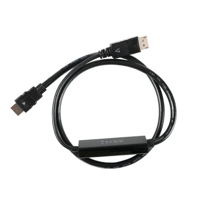 Câble DisplayPort vers HDMI V7 V7DP14HDMI21-1M-BLK