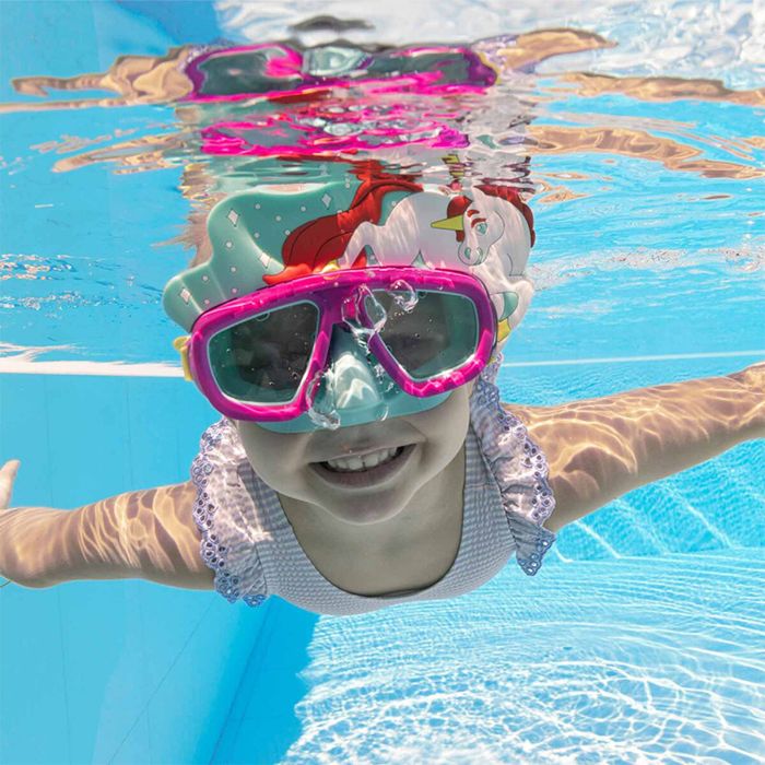 Bestway Masque de Plongée Junior Sangle Anatomique Couleur Assorti +7 Ans Plage et Piscine 22059 1 Bestway Masque de Plongée Junior Sangle Anatomique Couleur Assorti +7 Ans Plage et Piscine 22059 1