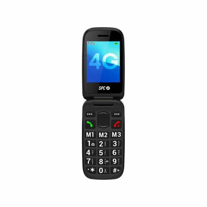 Téléphone portable pour personnes âgées SPC 2337N Noir 128 GB 2,8" 6 Téléphone portable pour personnes âgées SPC 2337N Noir 128 GB 2,8" 6