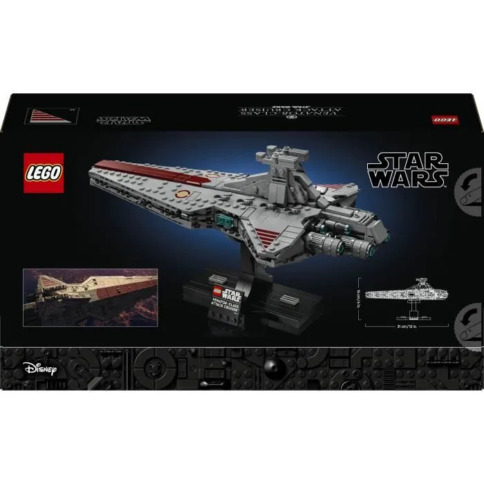 LEGO Star Wars 75441 Le Croiseur d'Assaut de Classe Venator, Set pour Adulte, Vaisseau de la Revanche des Sith