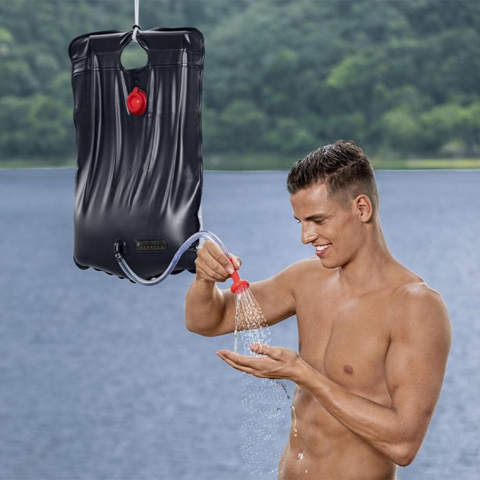 Sac de Douche Solaire Bestway Capacité 20L 41x58 cm Jardin et Camping 58224 1 Sac de Douche Solaire Bestway Capacité 20L 41x58 cm Jardin et Camping 58224 1