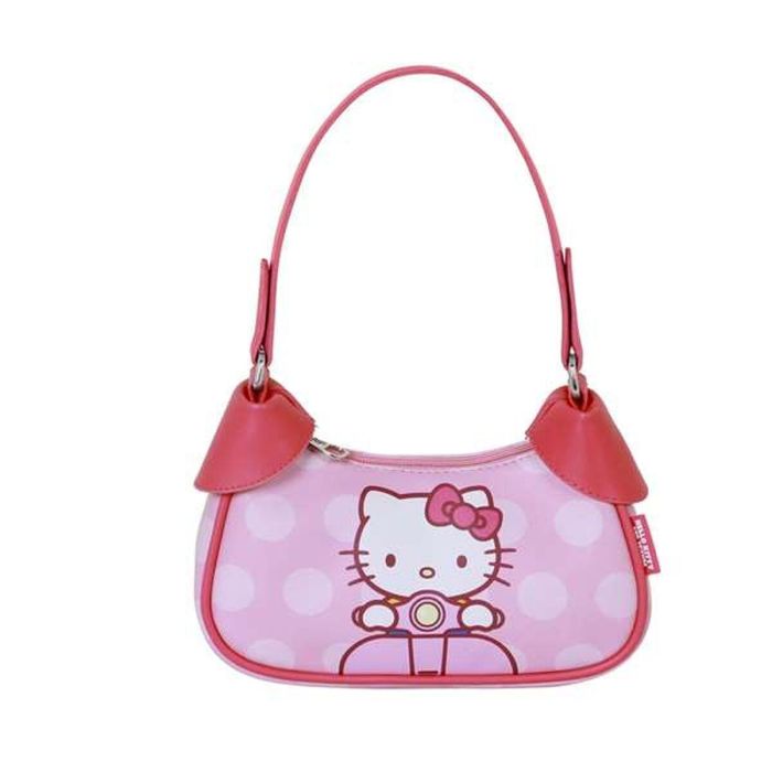 Sac à Bandoulière Hello Kitty Rose 14,5 X 21,5 X 8 CM 2