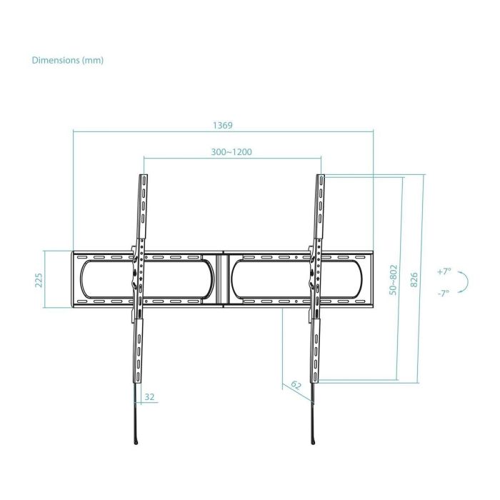 Support de TV TooQ LP37140T-B 2 Support de TV TooQ LP37140T-B 2