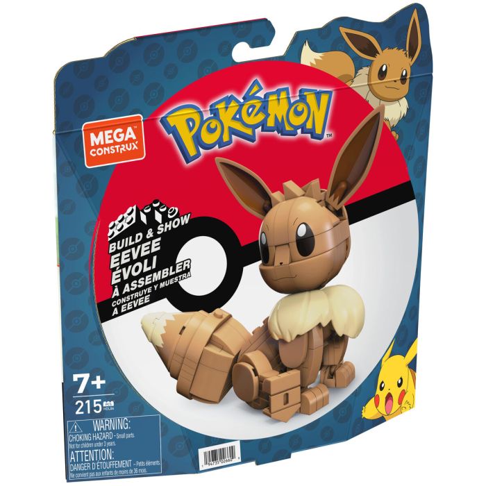 Personnage articulé Mega Construx Eevee Medium + 7 Ans 215 Pièces 12 Personnage articulé Mega Construx Eevee Medium + 7 Ans 215 Pièces 12