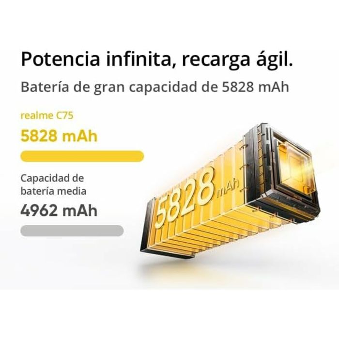 Smartphone Realme C75 8-128 GD Octa Core 8 GB RAM 128 GB Or 6,72" 4 Smartphone Realme C75 8-128 GD Octa Core 8 GB RAM 128 GB Or 6,72" 4