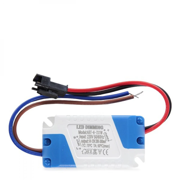 Driver LED Dimable pour Downlight, 7W 1