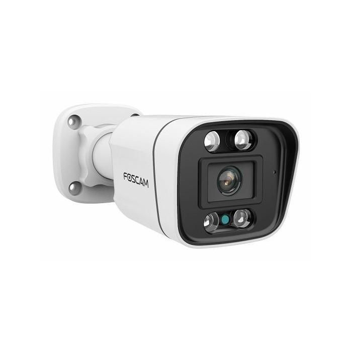 Foscam FN9108E-B4-2T Kit de vidéosurveillance avec enregistreur - 4 caméras dômes extérieures 5MP, filaire, résolution 5MP, vision nocturne 20m, IP66, 2 To de stockage