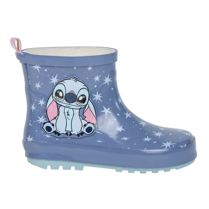 Bottes en Caoutchouc pour Enfants Stitch Bleu 24