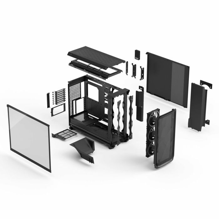 Boîtier ATX semi-tour Fractal Design FD-C-MES3X-03 Noir 1