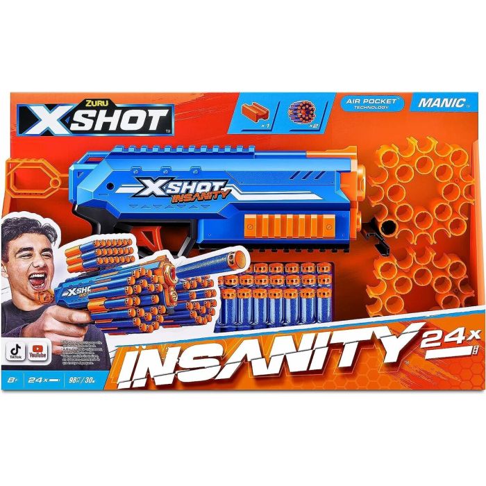 Pistolet à Fléchettes X-Shot Insanity- Manic 5