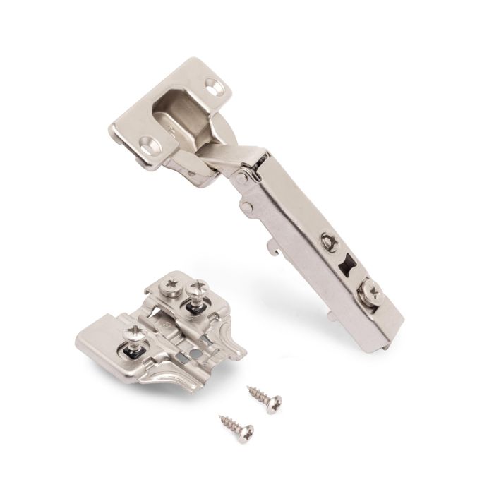 Emuca Lot de 20 charnières droites X92N et embases de montage mixtes, Diamètre 5x9.5mm, Hauteur 0, Acier, Nickelé 1 Emuca Lot de 20 charnières droites X92N et embases de montage mixtes, Diamètre 5x9.5mm, Hauteur 0, Acier, Nickelé 1