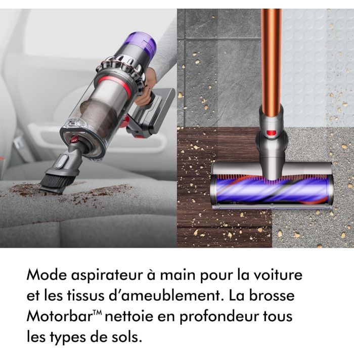 Dyson V10 Origin - Aspirateur Balai Sans fil - 125000 t/min - Puissance d'aspiration 150 AW - Autonomie jusqu'a 60 minutes 2 Dyson V10 Origin - Aspirateur Balai Sans fil - 125000 t/min - Puissance d'aspiration 150 AW - Autonomie jusqu'a 60 minutes 2