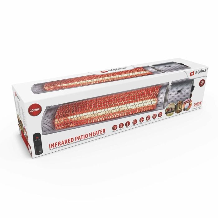 Chauffage Alpina Gris 1