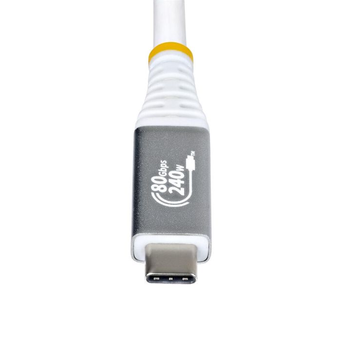 Câble USB Startech CC1M80GUSB4CABLEW Blanc 1 m 1