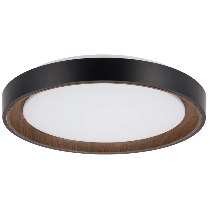 Plafonnier LED Décoratif 36W CCT 3000-6000K Réglable avec Télécommande, Noir 2 Plafonnier LED Décoratif 36W CCT 3000-6000K Réglable avec Télécommande, Noir 2