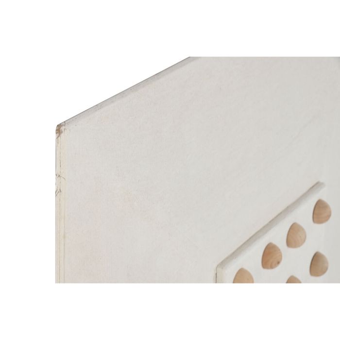 Décoration murale Home ESPRIT Blanc Naturel Scandi Boulettes 80 x 6 x 80 cm 3 Décoration murale Home ESPRIT Blanc Naturel Scandi Boulettes 80 x 6 x 80 cm 3