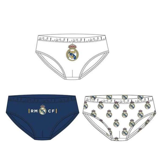 Lot de slips Real Madrid C.F. Multicouleur XS 3