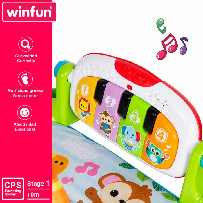 Tapis de jeu Winfun Tissu Plastique 63 x 43 x 91 cm (2 Unités) 4