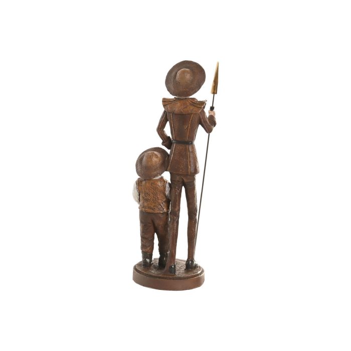 Figurine Décorative Home ESPRIT Marron Argenté 9 x 8 x 25 cm 1