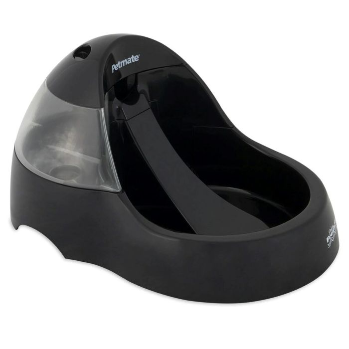 Fontaine pour Animaux de Compagnie Pet Mate Deluxe Fresh Flow Black Noir Plastique 3 L