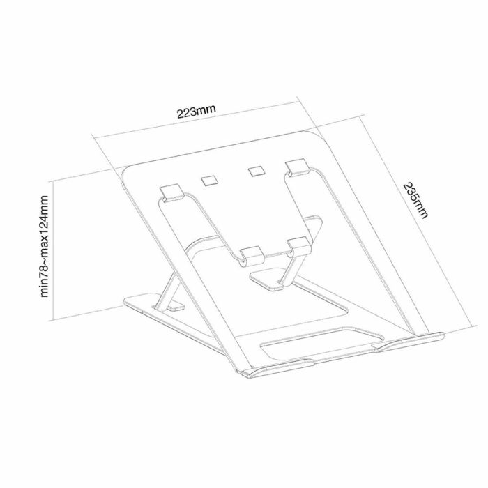 Support pour Ordinateur Portable Neomounts NSLS085BLACK 2 Support pour Ordinateur Portable Neomounts NSLS085BLACK 2