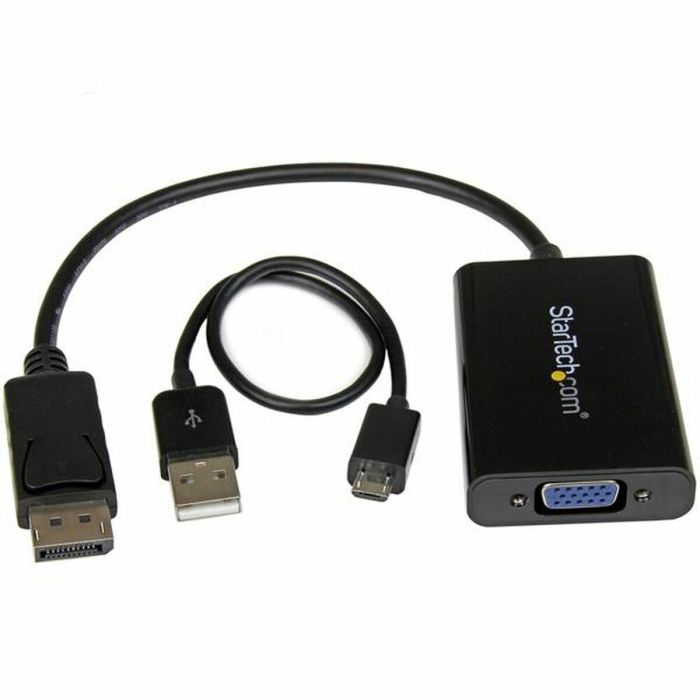 Adaptateur DisplayPort vers SVGA Startech DP2VGAA Noir 0 Adaptateur DisplayPort vers SVGA Startech DP2VGAA Noir 0