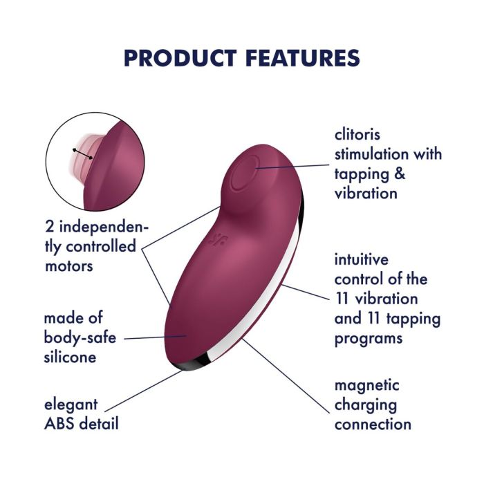 Masseur érotique Satisfyer Rouge 10