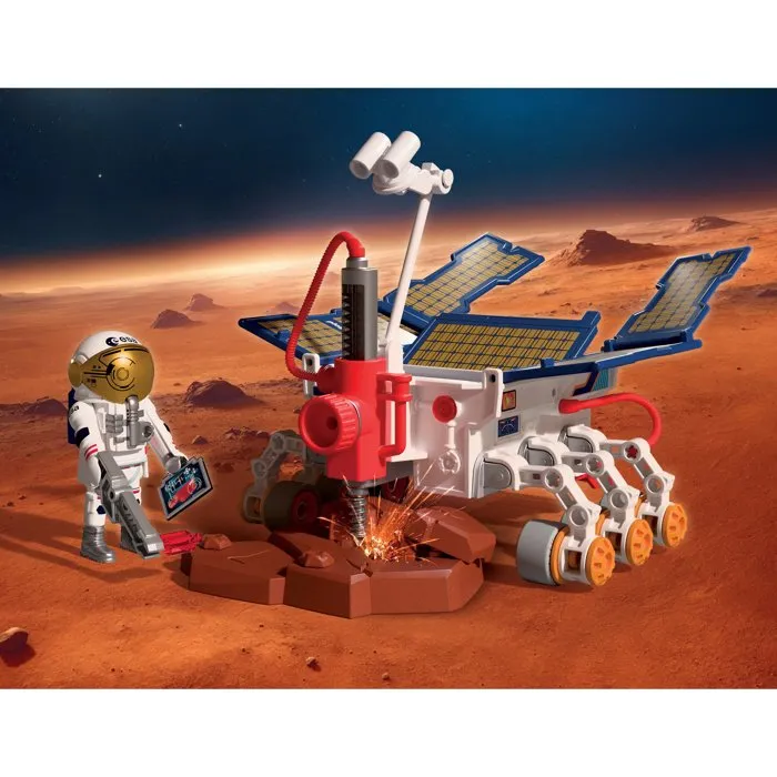 Playmobil 72012 Rover d'exploration sur Mars ESA - Jeu de construction espace 76 pièces - Jouet enfant dès 4 ans Playmobil 72012 Rover d'exploration sur Mars ESA - Jeu de construction espace 76 pièces - Jouet enfant dès 4 ans