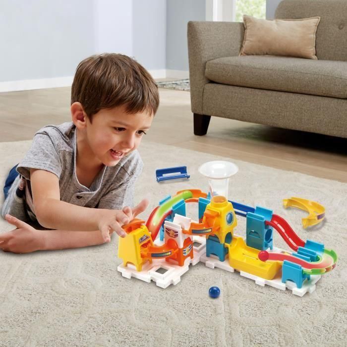 Circuit a billes VTECH Marble Rush Discovery Set XS100 - 30 pieces et 3 MarbleBilles incluses 2 Circuit a billes VTECH Marble Rush Discovery Set XS100 - 30 pieces et 3 MarbleBilles incluses 2