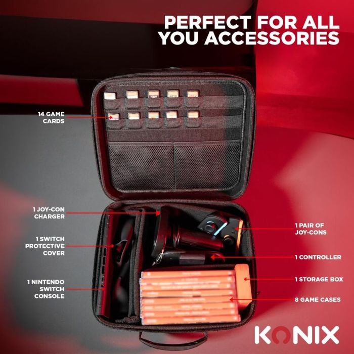Coffret pour Nintendo Switch KONIX 7