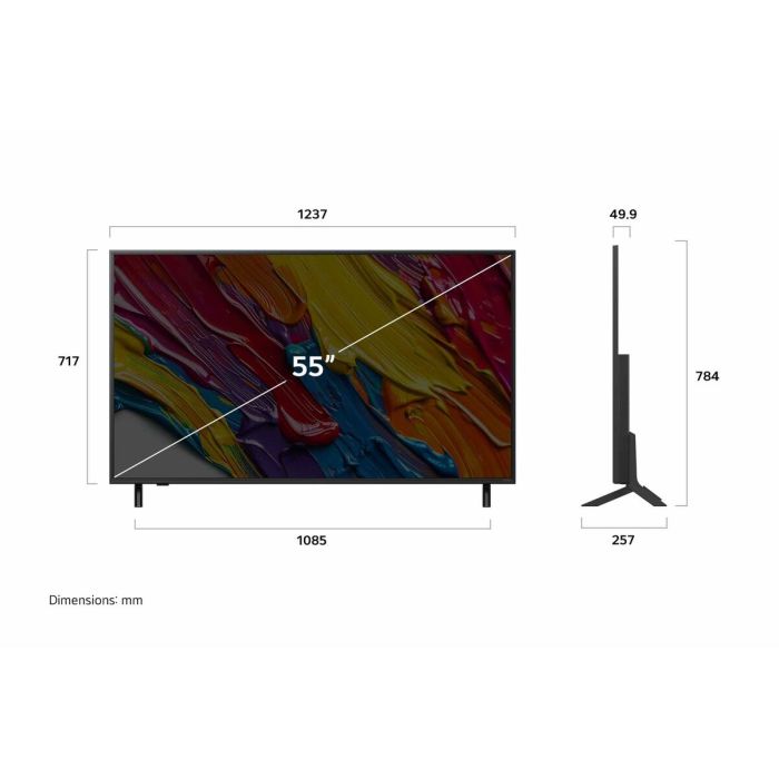 TV intelligente LG 55QNED82A6B.AEU 4K Ultra HD 55" LED HDR Edge-LED QNED 11