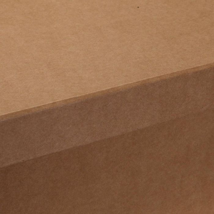 Set de boîtes décoratives Versa Marron Carton (15 Pièces) 2