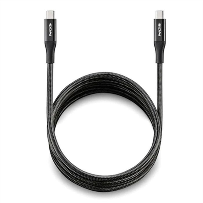 Câble USB-C NGS KNOT240W-2 Noir 2 m 0 Câble USB-C NGS KNOT240W-2 Noir 2 m 0