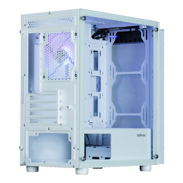Boîtier ATX semi-tour Zalman T4 PLUS Blanc