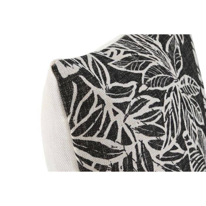 Coussin Home ESPRIT Blanc Noir Imprimé 45 x 15 x 45 cm 4