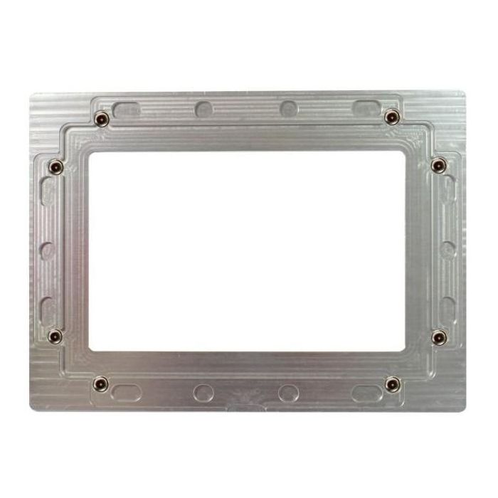 ALLNET Touch Display Tablet 10 Zoll zbh. Blende für Einbaurahmen, silber breit 1