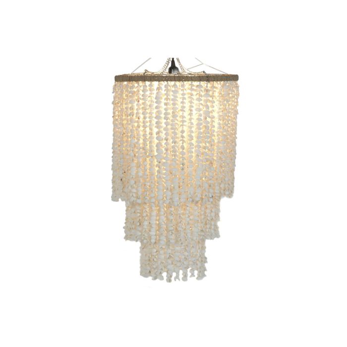 Suspension Home ESPRIT Blanc Coquillages 50 W 40 x 40 x 70 cm 6 Suspension Home ESPRIT Blanc Coquillages 50 W 40 x 40 x 70 cm 6