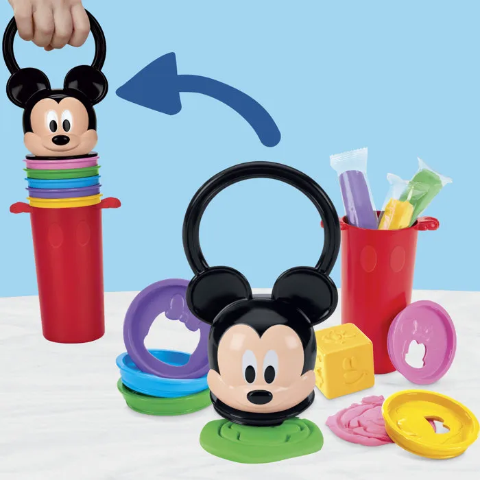 Play-Doh Empil' Formes Coffret de Pâte à Modeler Disney Junior Mickey, Jouet Créatif Loisirs Enfants Dès 2 Ans Play-Doh Empil' Formes Coffret de Pâte à Modeler Disney Junior Mickey, Jouet Créatif Loisirs Enfants Dès 2 Ans