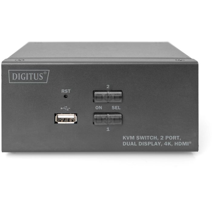 DIGITUS DS-12860 KVM-Switch 2-Port 2 DIGITUS DS-12860 KVM-Switch 2-Port 2