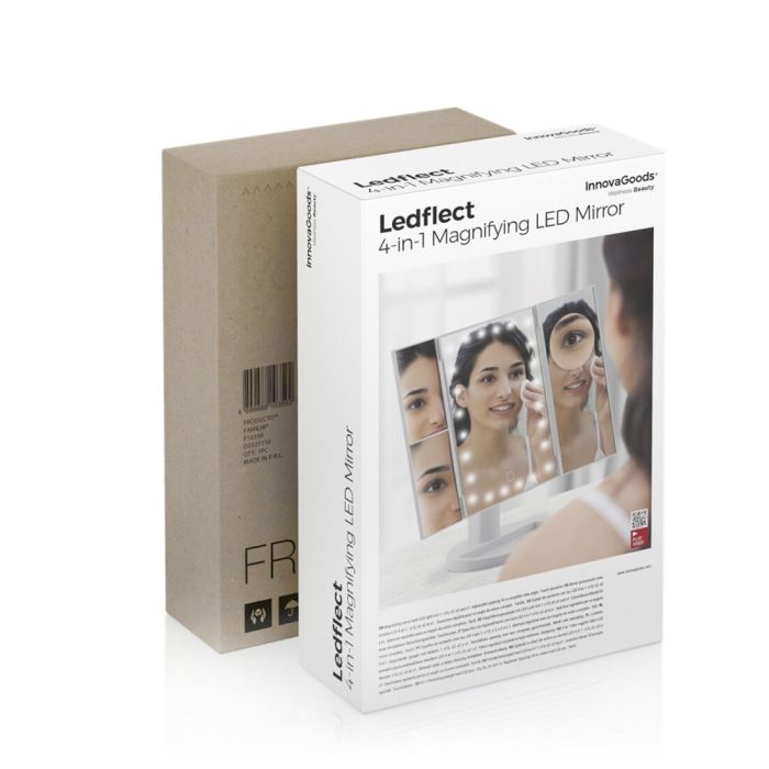 Miroir Grossissant avec LED 4-in-1 Ledflect InnovaGoods 1