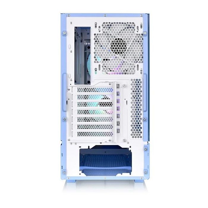 Thermaltake Ceres 330 TG - Boîtier PC Midi-Tower Bleu avec vitre latérale, ARGB, support ATX/EATX/micro ATX/Mini-ITX, USB 3.2 Gen 1 & Gen 2 Type-C, 2 ventilateurs