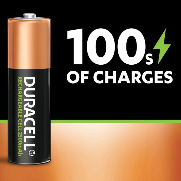 Piles Rechargeables DURACELL 1,2 V 6