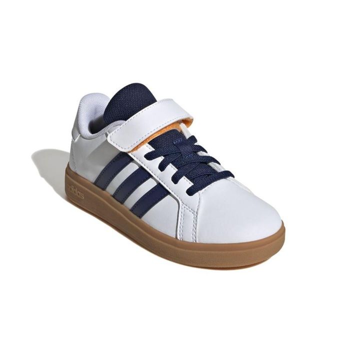 Chaussures de Sport pour Enfants Adidas Grand Court 2.0 Blanc 2
