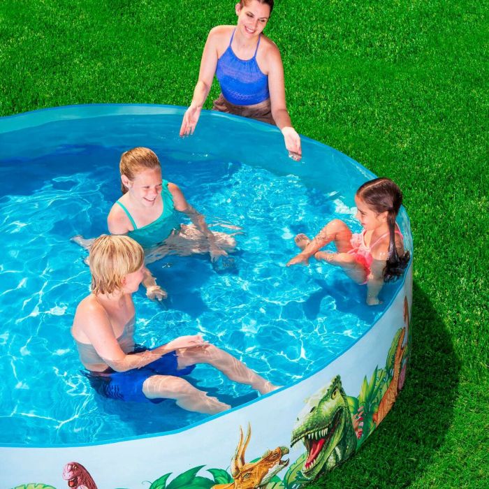 Bestway Piscine Rigide Enfant PVC Dinosaures 244x46 cm +3 Ans Jardin 55001 13 Bestway Piscine Rigide Enfant PVC Dinosaures 244x46 cm +3 Ans Jardin 55001 13