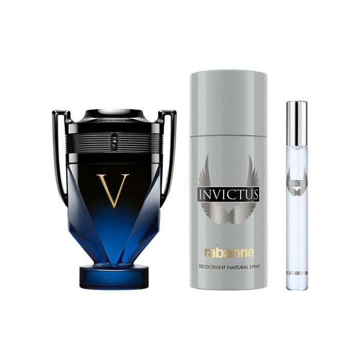 Rabanne Invictus Victory Elixir Parfum Intense Coffret 3 Pièces 1